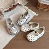 Zapatos de Princesa de Lunares para Niñas Estilo Otoño Nuevo Zapatos Cuadrados con Hebilla Versátiles y de Moda Zapatos de Cuero Suaves y Antideslizantes Zapatos Individuales de Moda para Niños