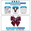 Gravata Borboleta de Pena JK Feminina Estilo Preppy Estilo Japonês Acessórios de Camisa de Uniforme de Estudante Uniforme de Bacharel Gravata Borboleta Uniforme de Marinheiro Vermelho