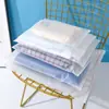 Bolsas Transparentes Esmeriladas con Cierre en Stock para Calcetines, Toallas, Ropa, Ropa Interior y Almacenamiento de Ropa