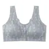 Botões Frontais Lingerie de Alta Qualidade para Mães de Meia-Idade e Idosas, Sutiã Push-Up Anti-Queda Confortável e Respirável, Sutiã Esportivo