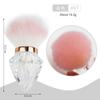 Cepillo para polvo de uñas nuevo transfronterizo cepillo de limpieza de cabeza grande copa de vino reloj de arena pelo suave herramientas de belleza para limpiar polvo
