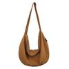 2024 Novo Estilo Bolsa Leve Feminina Grande Capacidade Tecido de Nylon Simples Ombro Feminino Bolsa Axilas Estilo Japonês Tote Bag
