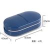 Caja Cortadora de Medicamentos Estilo Japonés Portátil Tamaño pequeño Mini Forma de píldora Sub-paquete Caja de Medicamentos Portátil Artefacto Cortador de Tabletas Cortador de Medicamentos