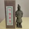 Souvenirs Turísticos dos Guerreiros de Terracota de Xi'An, Caixa com Figura Única na Cor Azul-Pedra de Guerreiros de Terracota, Artesanato Especial para Estrangeiros