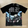 25 Venta al por mayor transfronteriza Tendencia de Belleza Emoción Mixta Serie de Diamantes Calientes Camisetas Sueltas de Manga Corta High Street Hip-Hop para Hombres y Mujeres en