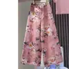 Conjunto de Verão para Meninas 2025 Nova Moda Fashionável para Meninas T-shirt de Manga Curta Fashionável Calça Jeans Wide Leg Conjunto de Duas Peças
