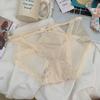 Braguitas de seda morera de secado rápido, de cintura baja y entrepierna para mujer