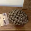 Gorra Primavera y Otoño Boina Nube para Mujer 2025 Nuevo Estilo Casual Literario Gorra de Boina Gorra Octogonal Visera Solar
