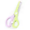 Tijeras de Seguridad Hechas a Mano DIY de Color Macarrón Personalizadas para Estudiantes, Tijeras Elásticas Anti-pellizco para Niños, Tijeras para Manualidades de Jardín de Infancia