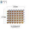 Pegatinas de pared con forma de gota de pegamento de cristal 3D, autoadhesivas, para baño, cocina, resistentes al aceite y a altas temperaturas.