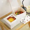 Celebridad de Internet Caja de Empaque para Pastel Vasco de 4 pulgadas 6 pulgadas Caja de Empaque para Pastel de Chiffon de Queso Caja para Tiramisú