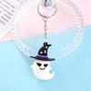 Llavero de Halloween con dibujos animados transfronterizos, regalo festivo, colgante para mochila escolar, coche, calabaza, murciélago, accesorios al por mayor