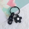 Ins Flor Key Ring Pingente Colorido Corrente Acessórios Chaveiro airpods Pingente Pequeno Clear Bag Decoração