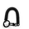 Hebilla de Puerta Pintada de Color Cuerda de Resorte Aleación Llavero de Resorte Llavero de Bolso Accesorios Línea de Honda Antiperdida Cordón