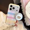Soporte Magnético Adecuado para Funda de Teléfono iPhone 18 Pro Max, Película Suave Apple 16, Oso de Nácar Chapado en Oro 13, 17 Diseño Creativo