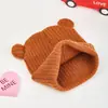 Comercio Exterior Sombreros de Punto para Bebé Hechos para Otoño e Invierno Alta Elasticidad Oso Bebé Unisex para Niños Sombreros de Invierno para Niños