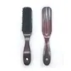 Cepillo para hombre cabeza de aceite cabello liso fácil de peinar cerdas de cerdo no lastiman el cuero cabelludo suave y duro moderado cepillo especial para barba de hombre