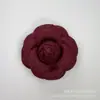 Estilo Fragrante Vintage Camélia Flor de Tecido Estereoscópica Acessórios Diy Corsage Acessórios de Cabelo Acessórios de Flor para Vestuário