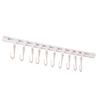 Almacenamiento de Cocina Riel Deslizante Gancho Puerta de Gabinete Gancho de Almacenamiento Artefacto Sin Perforaciones Puerta de Gabinete Estante de Almacenamiento Trasero