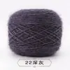Grande Bola de Fio de Veludo de Esquilo com Fio de Seda Brilhante para Tricô à Mão, Cachecol, Chapéu, Xale de Mohair de Espessura Média Venda Direta Tricô à Mão