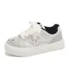 Zapatos blancos de suela gruesa de estilo casual y fresco, nuevo modelo de otoño, mocasines de nicho modernos y versátiles 88-8305