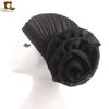 Sombrero Turbante de Flor Grande de Seda Brillante Nuevo Sombrero Indio Suministro Más Vendido de Amazon Tjm-322 Estilo Étnico Holgado