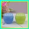 Pote de creme azul, 50g, pote em formato de cogumelo com tampa interna, para dispensar máscaras faciais, 50ml, para dispensar máscaras de argila