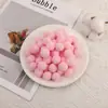 Bolas de felpa coloridas de 5 cm, grandes y de alta elasticidad, para manualidades de jardín de infantes, bolas de felpa DIY, disponibles para venta al por mayor