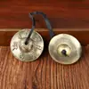 Címbalos de Dedos de Latón Hechos a Mano en Nepal Instrumento de Percusión Ding Xia Instrumento de Yoga Cascabel de Metal Tirar de Cobre Despertar de Yoga