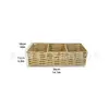 Cesta de Almacenamiento Tejida para Dropshipping Transfronterizo Caja de Almacenamiento para Mesa de Café de Escritorio Cesta de Almacenamiento para Snacks y Cosméticos Caja de Almacenamiento de Ratán