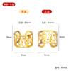 Material de hierro-aluminio trenza sucia extensión de cabello anillo de extensión de cabello tubo recto accesorios para extensiones de cabello fabricantes suministro directo embalaje en caja