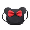 Bolso cruzado de mensajero para niños, nuevo bolso de hombro coreano con mini lazo, bolsa de accesorios de cambio de dibujos animados, venta al por mayor