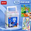 Marcadores Acrílicos Originais para Crianças e Estudantes, Específicos para Arte, Não Mancham o Papel, Ponta Macia, Canetas Coloridas Laváveis para Jardim de Infância