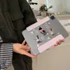 Gravata Borboleta Dachshund Coreana Adequada para Capa Protetora de Tablet iPad Pro Mini6Y Dobrável Lateral Air Suction 10ª Geração Fofa