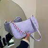 Bolso de Hombro Estilo Coreano Color Sólido Simple Pana Bolso de Axila Diseño de Nicho Casual Versátil Textura Bolso para Viajar al Trabajo para Mujer