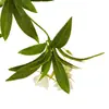 Planta Verde en Maceta Luz de Lujo Planta Biónica Interior Sala de Estar Paisajismo Pequeño Mesa de Comedor Flor Artificial Adornos Decorativos