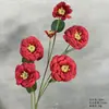 Casamento Estilo Chinês Estilo Vermelho Decoração de Guia de Estrada Arranjo de Flores Artificiais Flor de Teto Cerimônia de Noivado Arranjo de Banquete Arte com Flores Artificiais de Casamento
