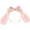 Diadema Kulomi para Niñas Lolita Celebridad de Internet Estilo Princesa Ins Niños Lolita Lazo Pinza para el Cabello Marea
