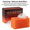 Jabón de Ácido Kójico Filipino 100g Jabón Facial Ácido Kójico Jabón Artesanal Jabón con Aceite Esencial Natural Artículo Caliente Transfronterizo
