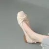 Zapatos Mary Jane para Mujer 2026 Otoño Nuevo Estilo Zapatos de Abuela Poco Profundos Slip-On Zapatos Dulces para Combinar con Faldas Mocasines de Tacón Grueso