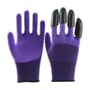 Guantes de Jardinería para Cavar con Garras, Suaves, Antideslizantes, Cómodos, Resistentes a Perforaciones, Agrícolas, de Jardinería, Guantes Protectores de Látex para Plantación de Verduras