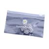 Bolsa Transparente com Zíper de Margarida Pequena em Estoque, Bolsa de Armazenamento à Prova de Umidade e Poeira para Roupas Íntimas, Acessórios e Elásticos de Cabelo, Bolsa Plástica Transparente