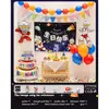 Set de Globos de Cumpleaños, Decoración para Fiesta de Cumpleaños de Novia en San Valentín, Globos de Papel de Aluminio, un Set Completo con un Toque de Lujo