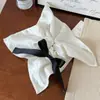 Pañuelo Cuadrado Satinado Brillante para el Cabello, Cuerda Versátil para Cola de Caballo, Lazo de Bola de Gama Alta para el Cabello, Lazo para el Cabello, Cuerda para el Cabello, Accesorio para el Cabello