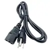 Dos Cables de Enchufe Americano Planos y Uno Redondo, Cable de Conexión para Computadora con Enchufe Americano de Tres Pines, Cable de Alimentación Americano Estándar de Tres Conductores