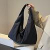 2025 Nova Bolsa de Lona Estilo Preguiçoso Casual Ins Grande Capacidade Design Característico Moda Coreia do Sul Bolsa de Ombro Casual