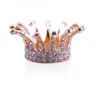 Soporte para bolígrafos de arte de uñas soporte para bolígrafos corona vintage borde de diamante chapado en oro soporte para bolígrafos pintado soporte de almacenamiento herramientas al por mayor