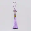 Punta de Ligation China Cloisonné DIY Borla Spike de Disfraz Colgante Accesorios de Abanico Colgante