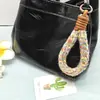 Cordón de Felpa Colorido de Dopamina para Teléfono Móvil Cordón Portátil de Felpa Anti-Pérdida Corto para Muñeca Llavero Joyería