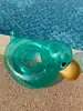 Flotador de natación para niños Pasha Celebridad de Internet Anillo de asiento engrosado Anillo para axilas de bebé Ins Flotador de pato de cabeza grande transparente Flotabilidad